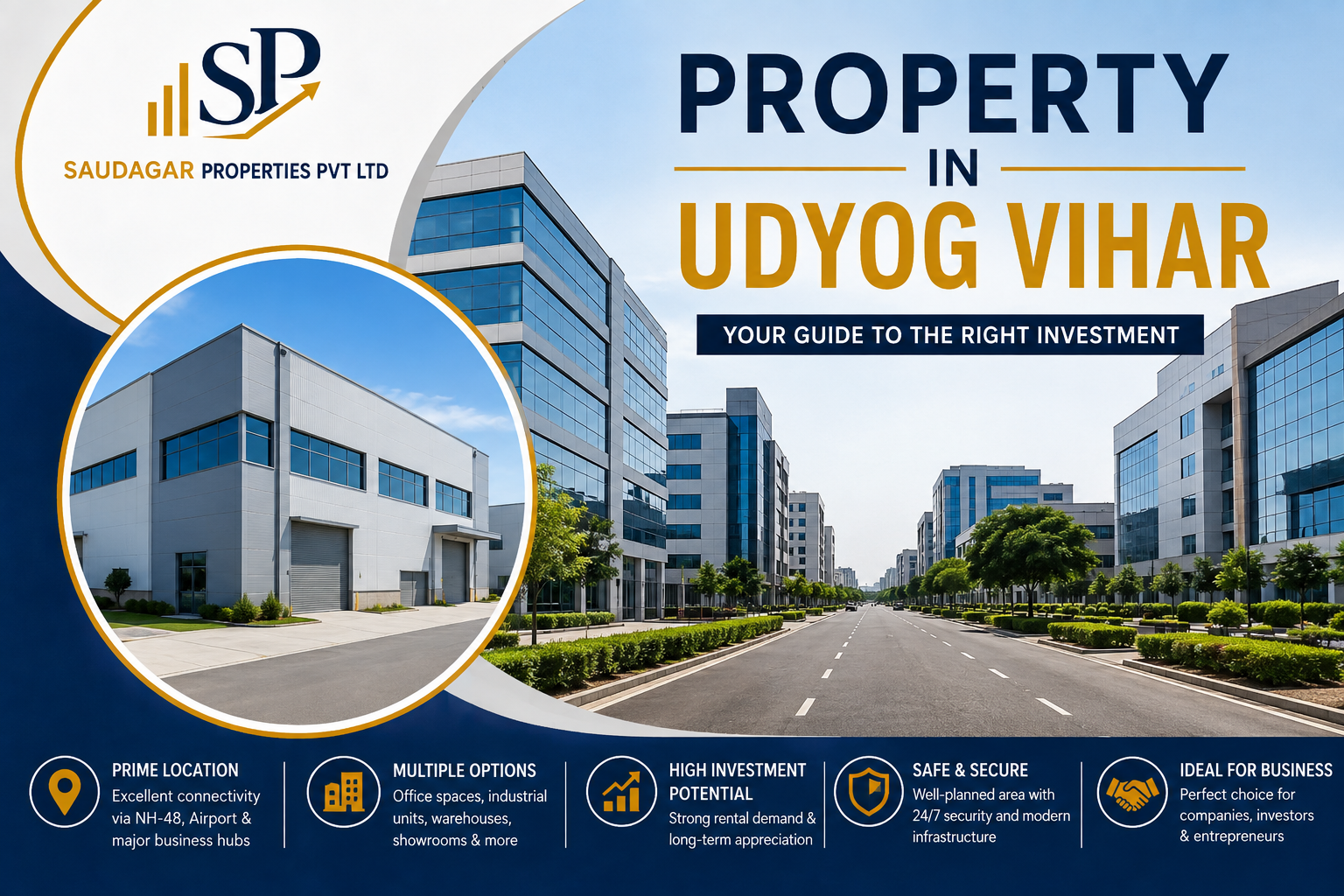 Read more about the article Property in Udyog Vihar: Types, Benefits, Prices and Buying Guide