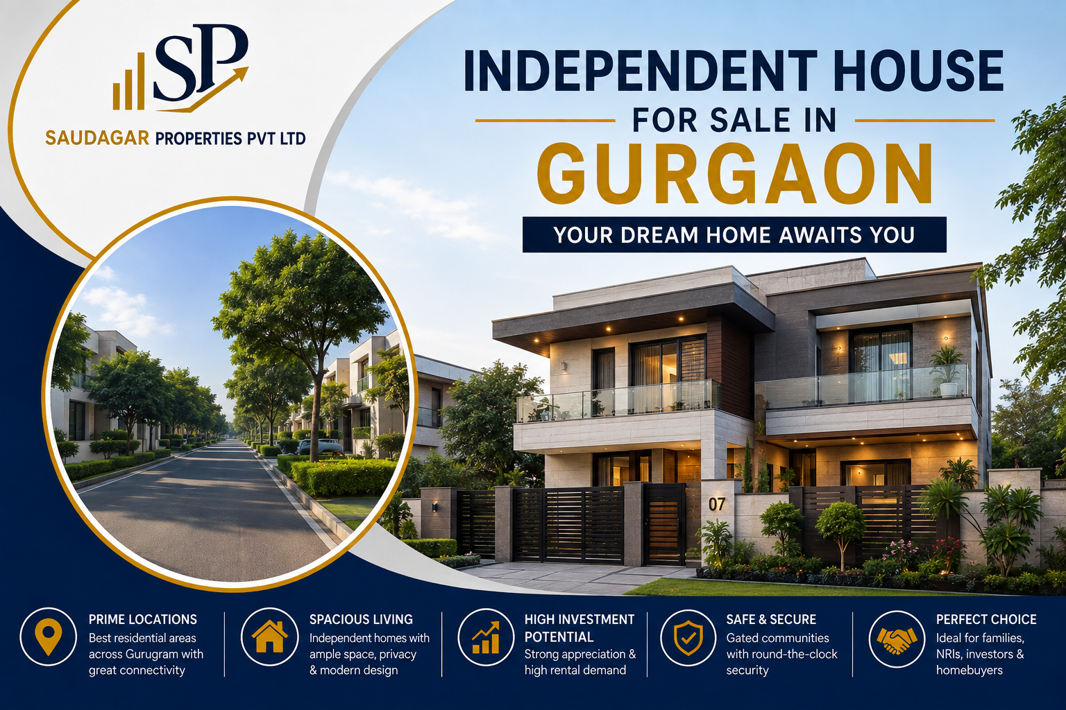 Read more about the article Independent House for Sale in Gurgaon: Complete Buying Guide for Homebuyers